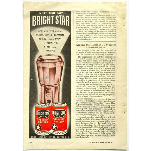 1945 Vintage Old HARLEY DAVIDSONS Stand Up Magazine Print Ad Popular Mechanics - Picture 4 of 4